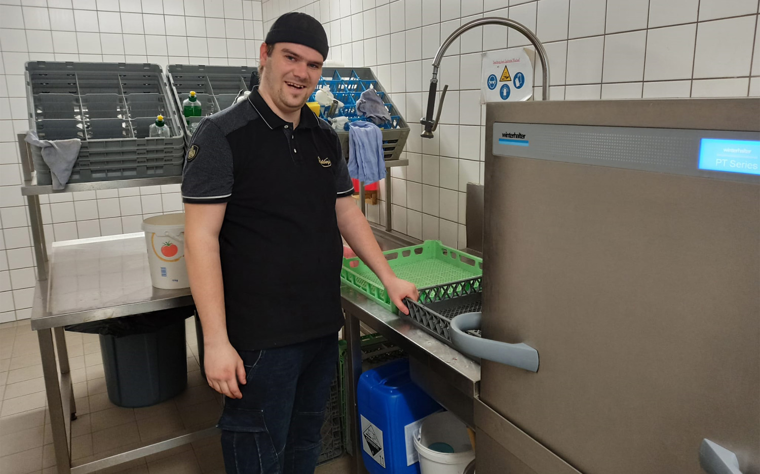 Beschäftigung im Restaurant Pelzmühle