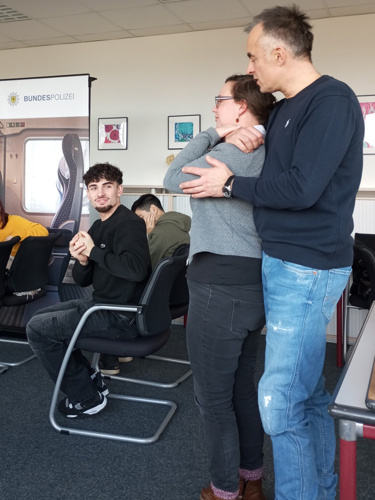 Projekttage zu Gewaltschutz mit der Bundespolizei