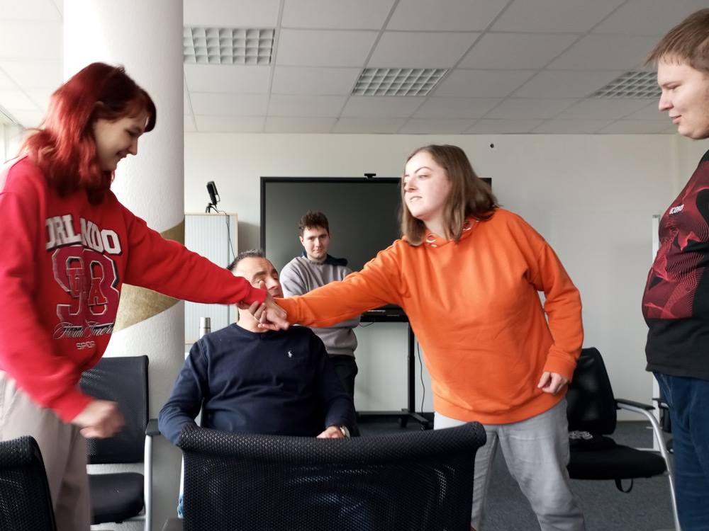 Projekttage zu Gewaltschutz mit der Bundespolizei