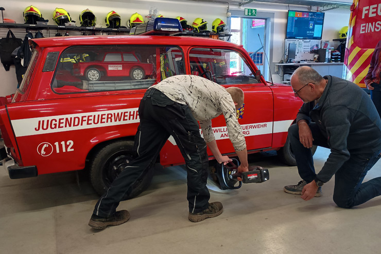 Besuch Feuerwehrwache Annaberg-Buchholz