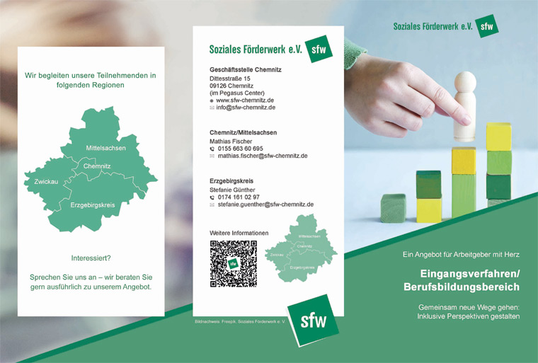 Flyer Eingangsverfahren / Berufsausbildung